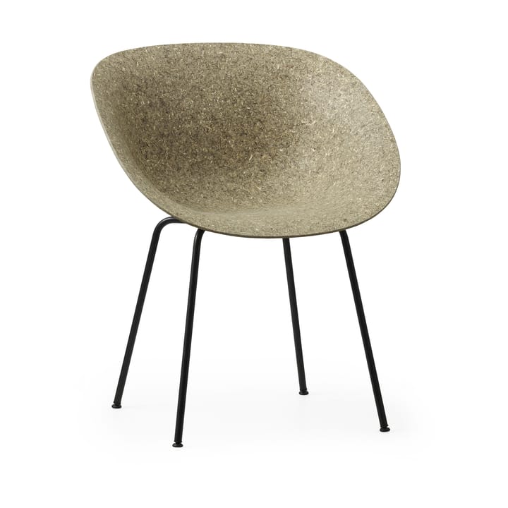 Mat Armchair - Seaweed-black steel - Normann Copenhagen