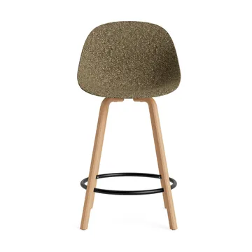 Mat Bar Chair bar stool 65 cm - Seaweed-beech-black steel - Normann Copenhagen