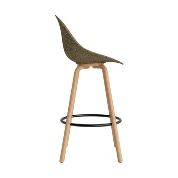 Mat Bar Chair bar stool 75 cm - Seaweed-beech-black steel - Normann Copenhagen