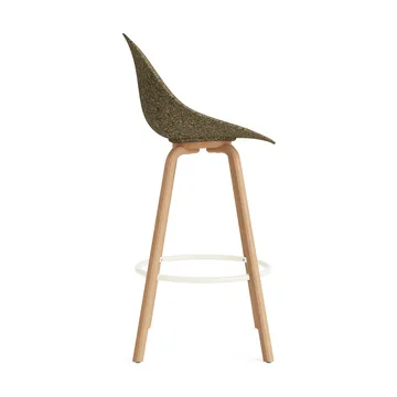 Mat Bar Chair bar stool 75 cm - Seaweed-beech-cream steel - Normann Copenhagen