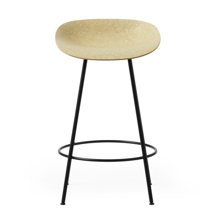 Mat Barstool 65 cm - Hemp-black steel - Normann Copenhagen