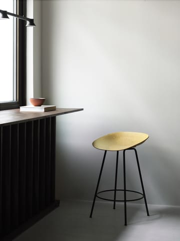 Mat Barstool 65 cm - Hemp-black steel - Normann Copenhagen