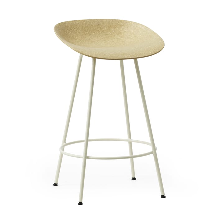 Mat Barstool 65 cm - Hemp-cream steel - Normann Copenhagen