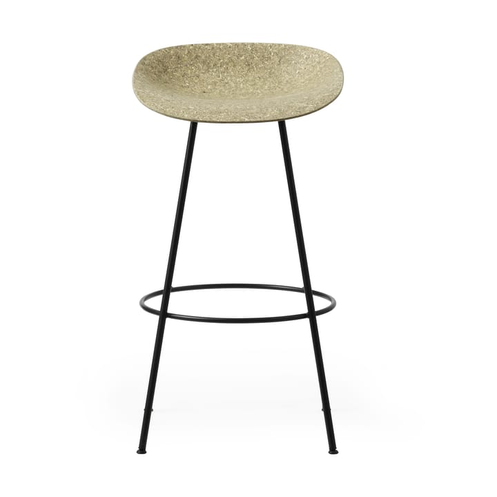 Mat Barstool 65 cm - Seaweed-black steel - Normann Copenhagen