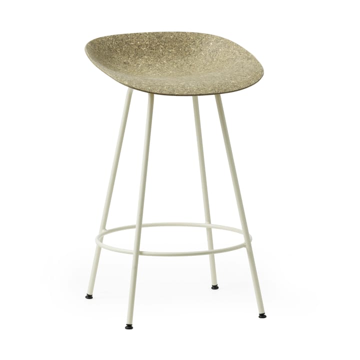 Mat Barstool 65 cm - Seaweed-cream steel - Normann Copenhagen