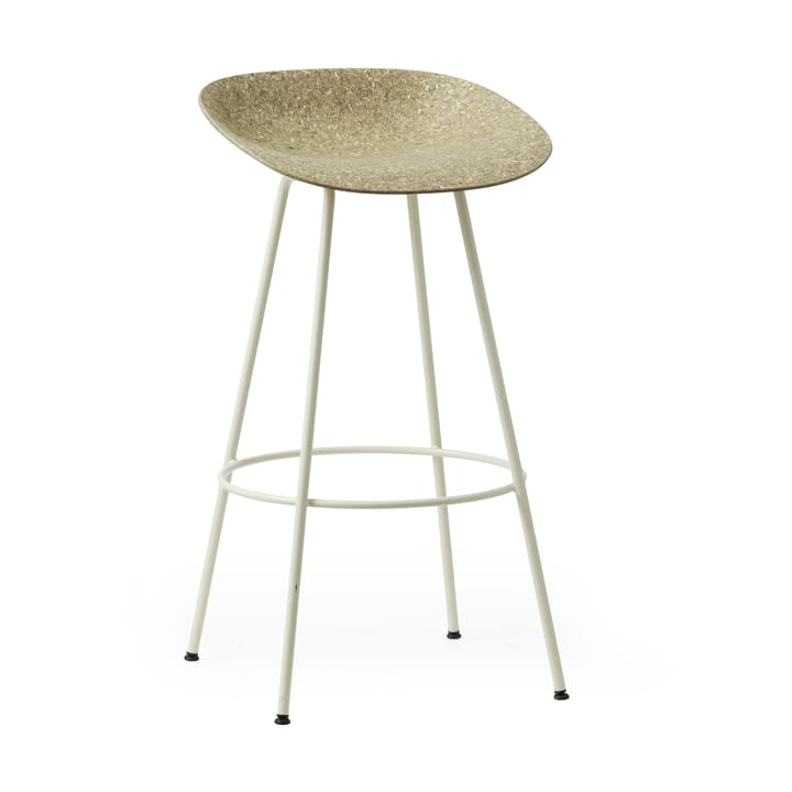 Mat Barstool 65 cm - Seaweed-cream steel - Normann Copenhagen