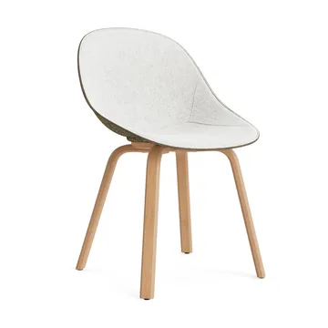 Mat Chair chair front upholstered - Hallingdal 110-seaweed-beech - Normann Copenhagen