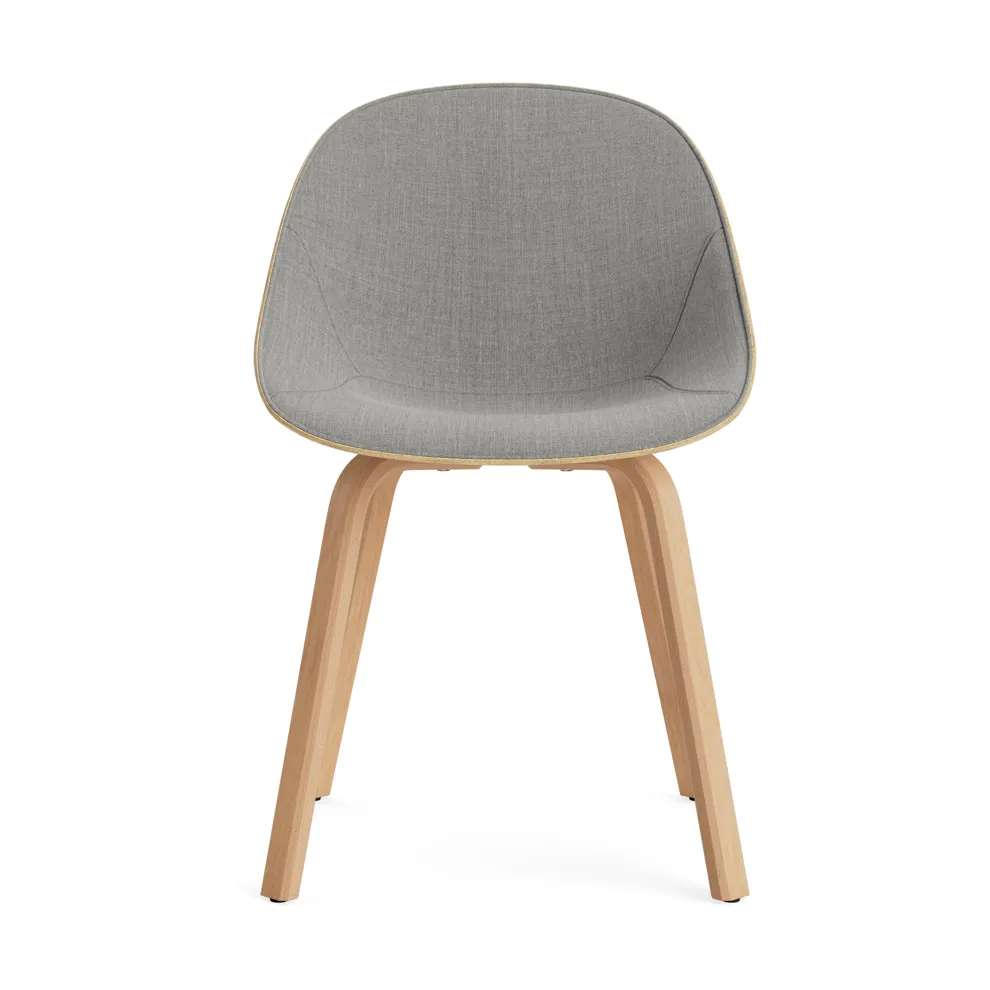 Mat Chair chair front upholstered, Remix 133-hemp-beech Normann Copenhagen