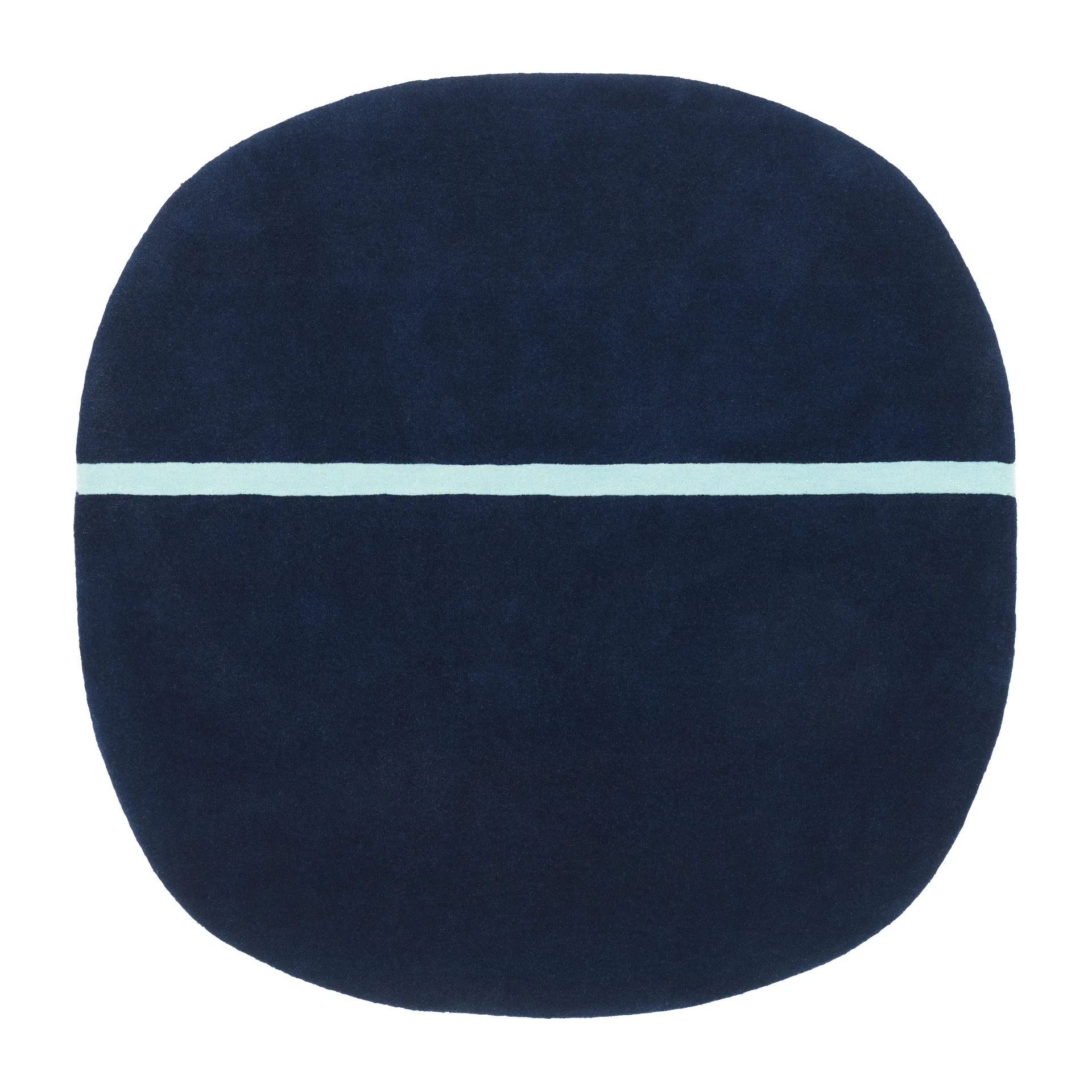 Oona rug 140x140 cm, Blue Normann Copenhagen