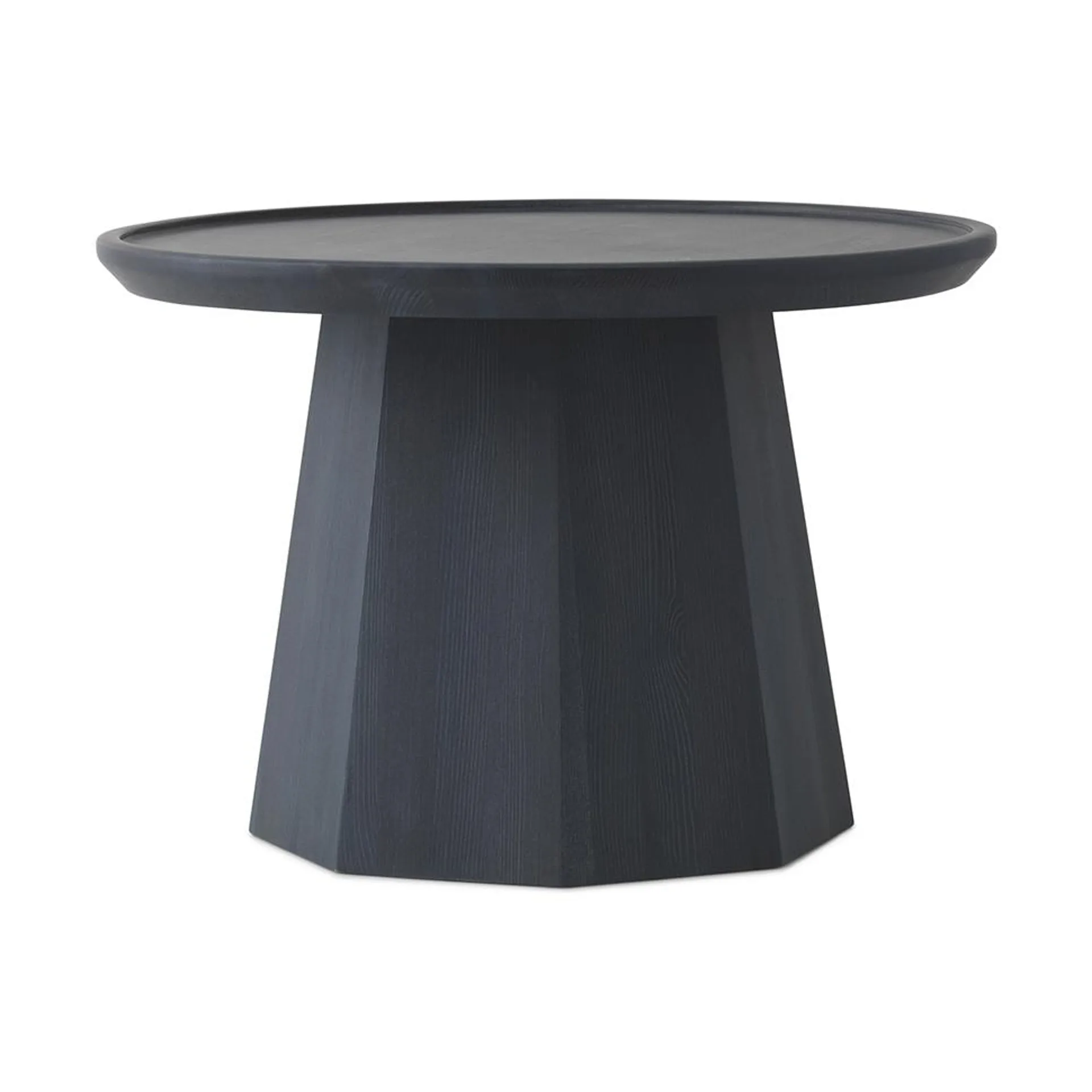 Pine table large, side table Ø65 cm H:44.5 cm, Dark Blue Normann Copenhagen