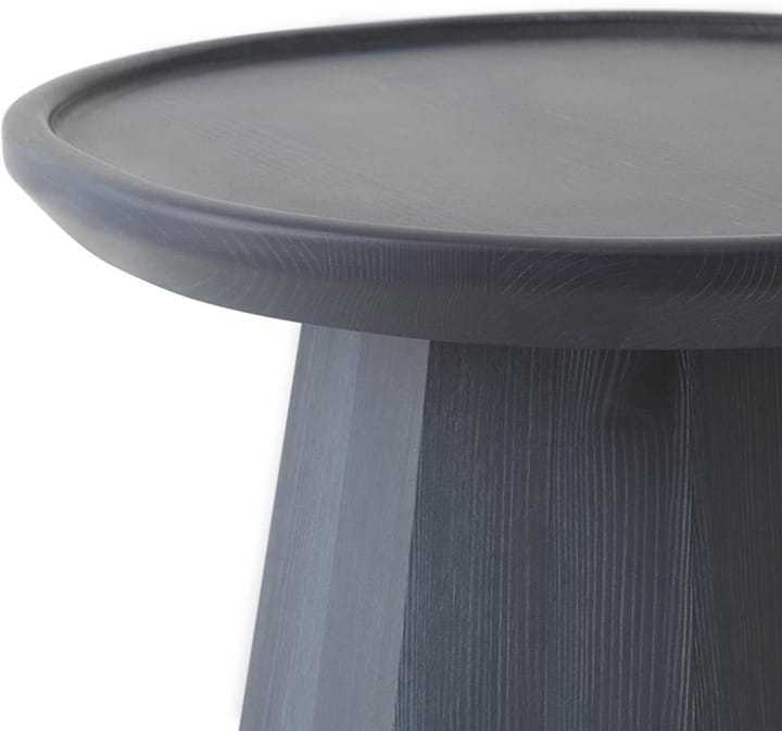 Pine table large, side table Ø65 cm H:44.5 cm, Dark Blue Normann Copenhagen