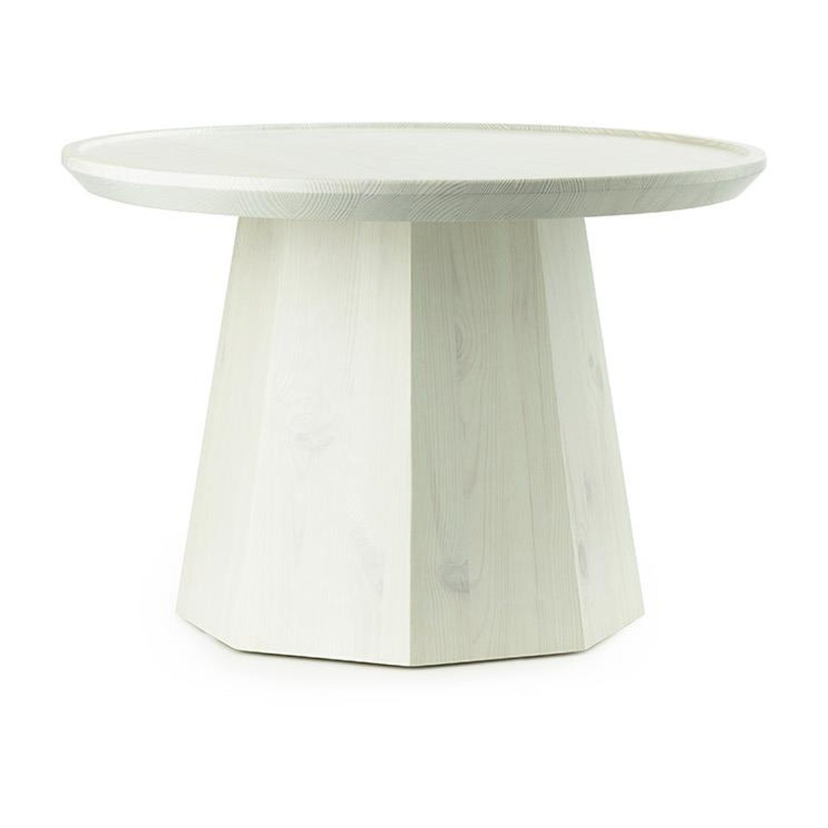 Normann Copenhagen Pine table large, side table o65 cm H:44.5 cm Light Green