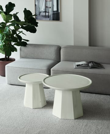 Pine table large, side table Ø65 cm H:44.5 cm - Light Green - Normann Copenhagen