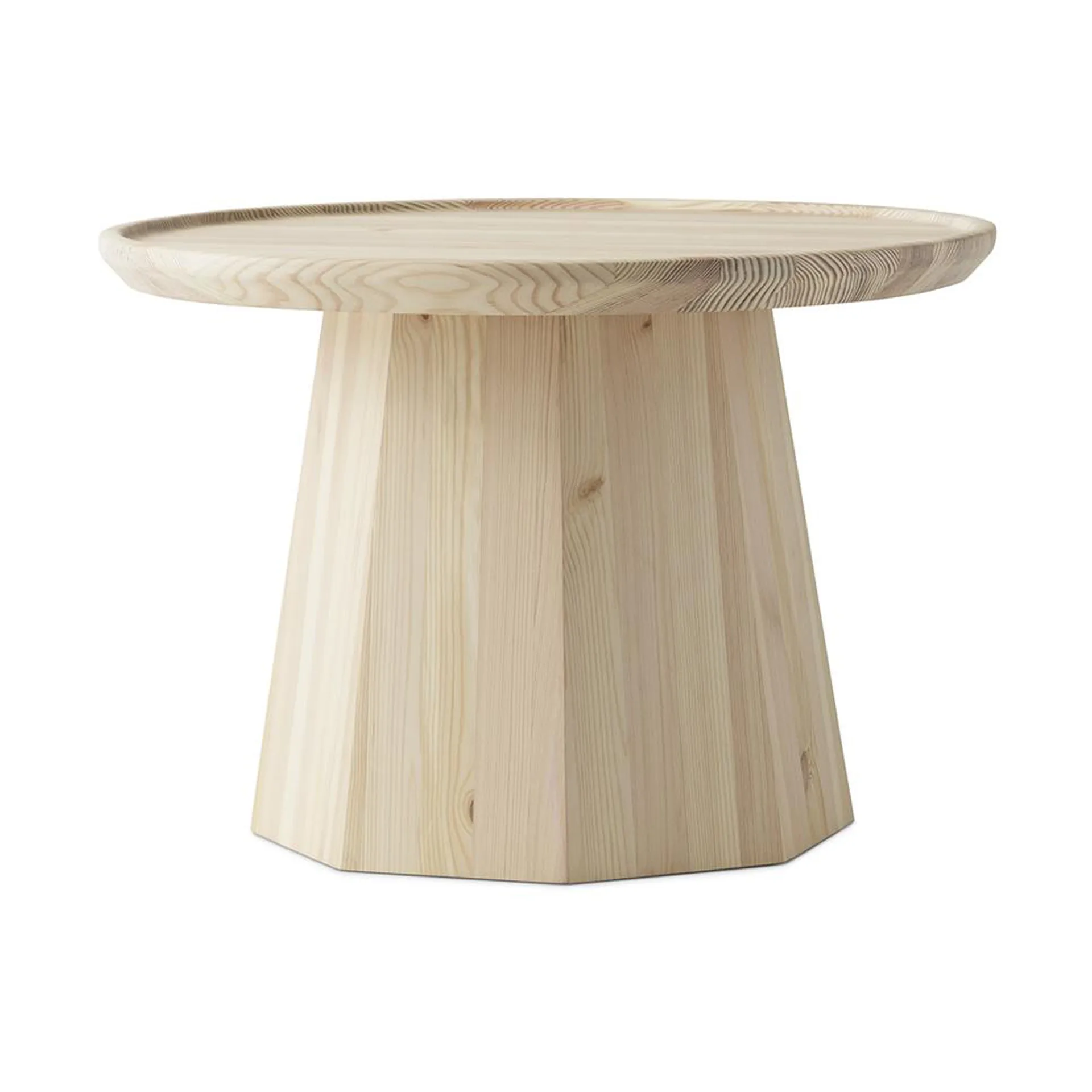 Pine table large, side table Ø65 cm H:44.5 cm, Pine Normann Copenhagen