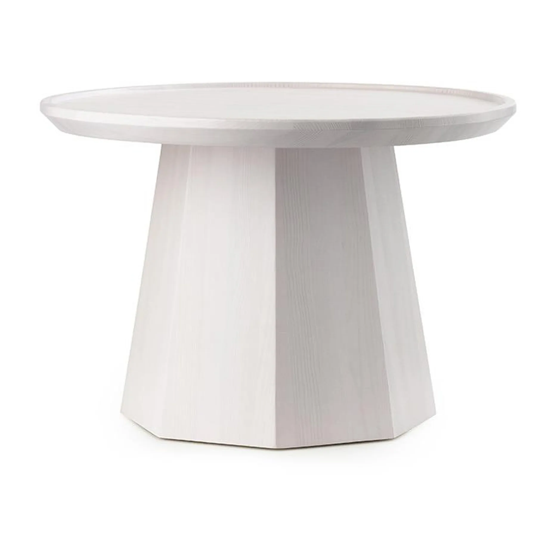 Pine table large, side table Ø65 cm H:44.5 cm, Rose Normann Copenhagen