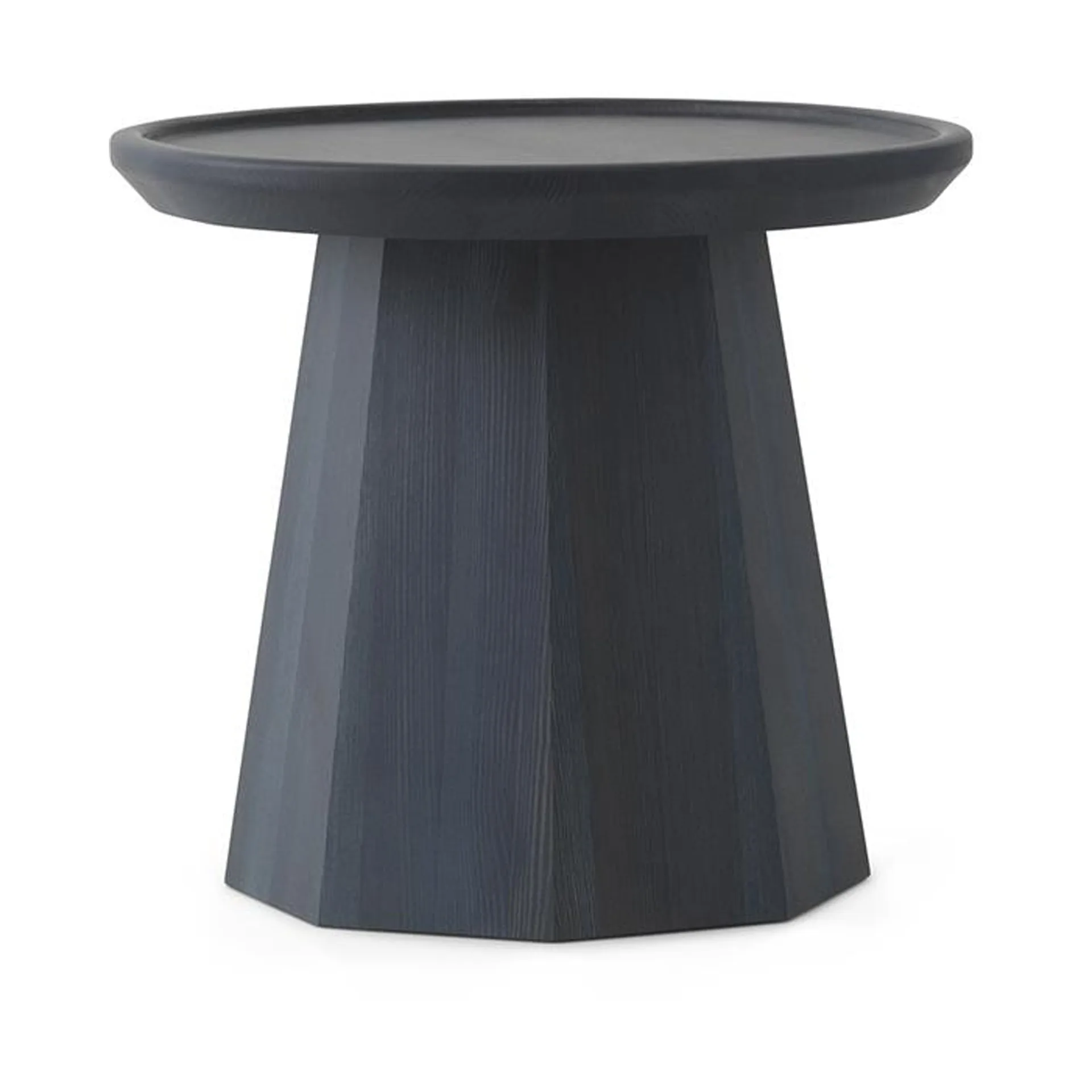 Pine table small, side table Ø45 cm H:40.6 cm, Dark Blue Normann Copenhagen