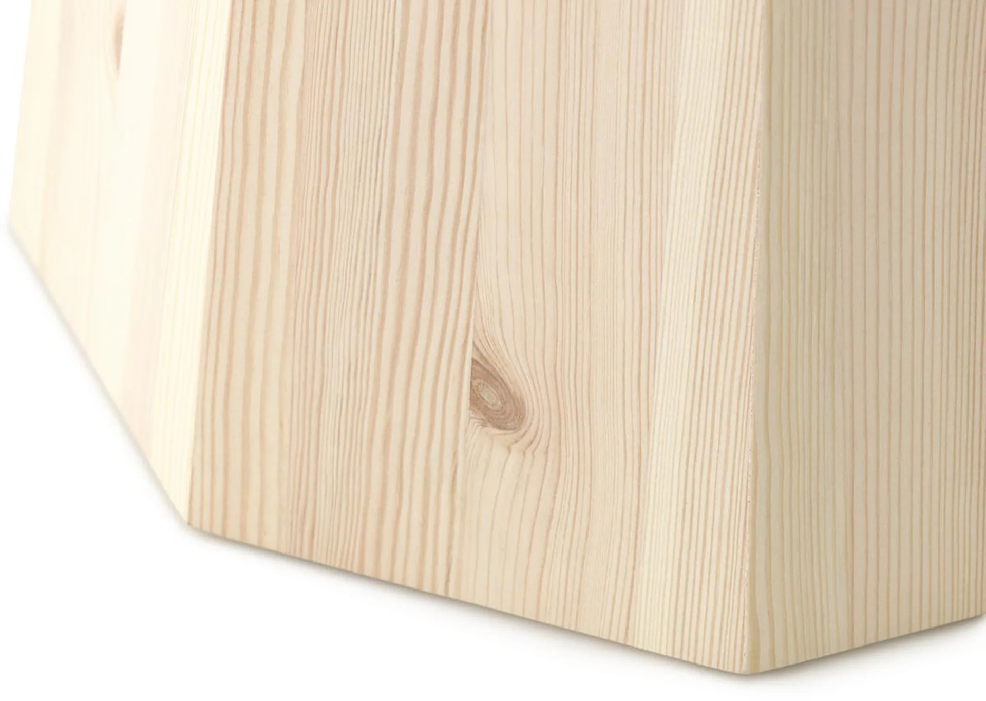 Pine table small, side table Ø45 cm H:40.6 cm, Pine Normann Copenhagen