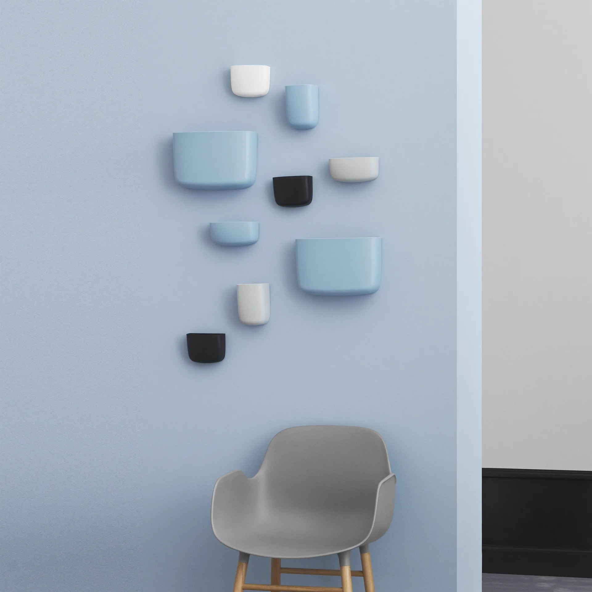 Pocket organizer light blue, Nr 3 Normann Copenhagen
