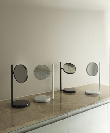 Pose table mirror double-sided - White - Normann Copenhagen