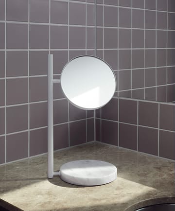 Pose table mirror double-sided - White - Normann Copenhagen