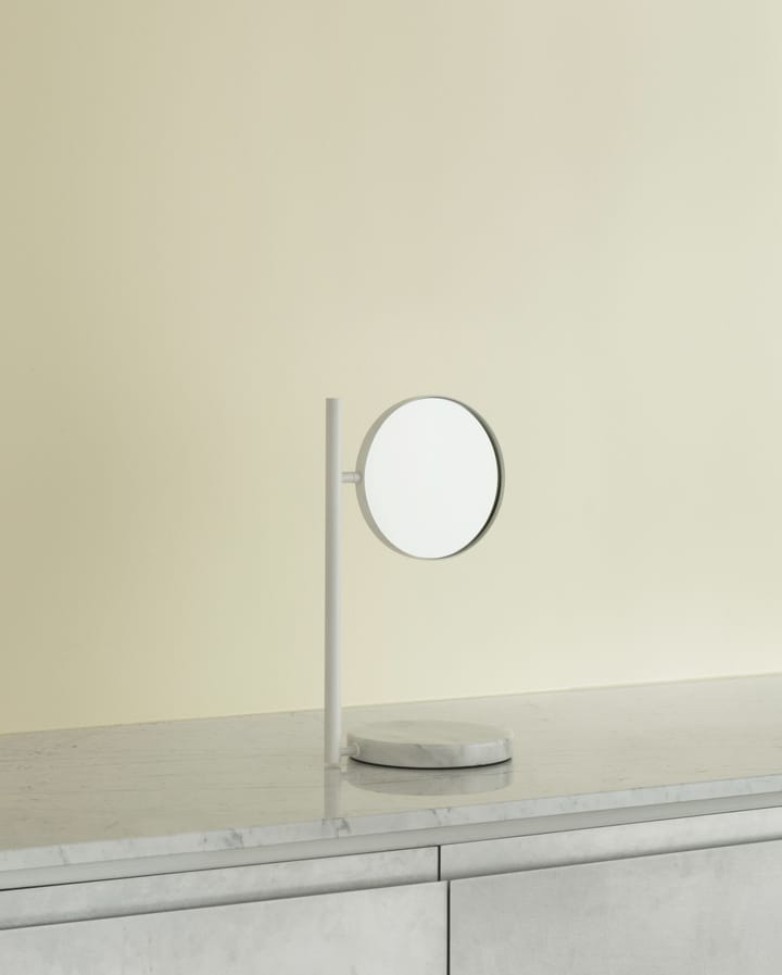 Pose table mirror double-sided - White - Normann Copenhagen
