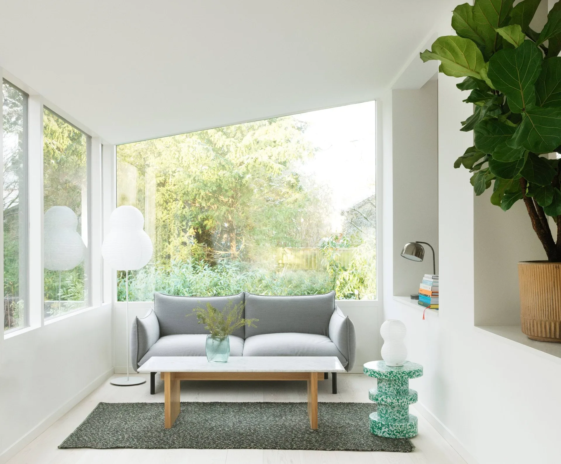 Puff Bubble floor lamp, White Normann Copenhagen