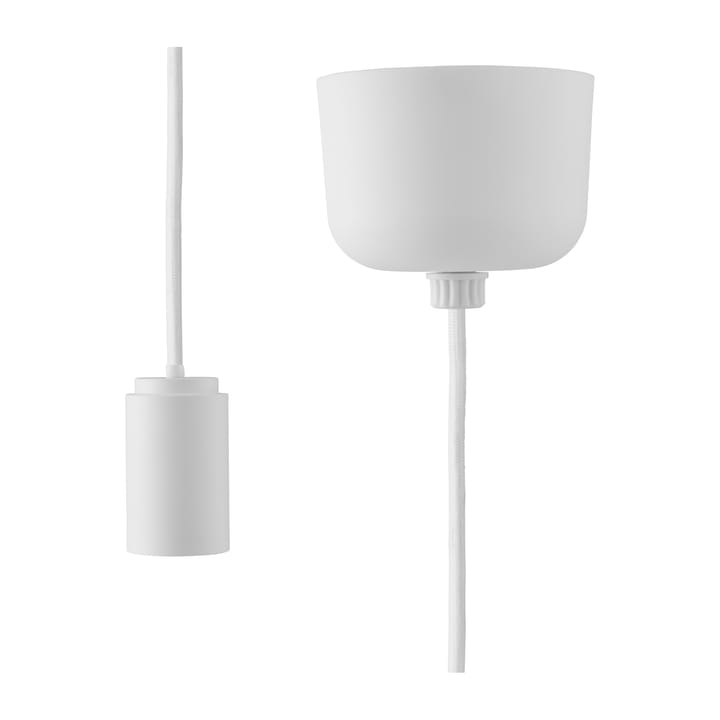 Puff cord with ceiling cup 2.5 m - White - Normann Copenhagen