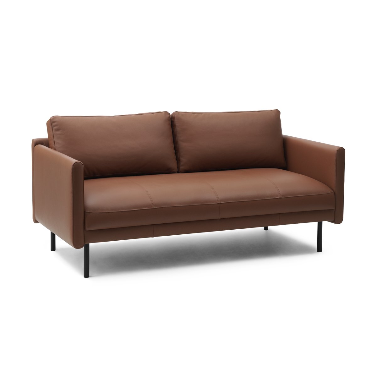 Normann Copenhagen Rar 2-seater sofa Omaha leather cognac