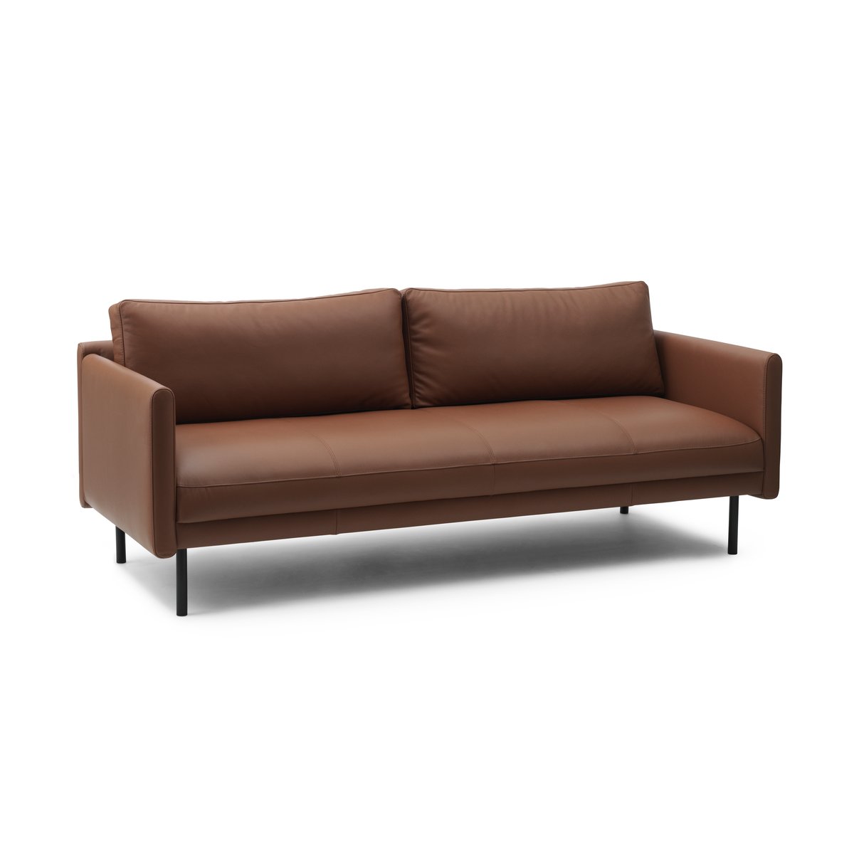 Normann Copenhagen Rar 3-seater sofa Omaha leather cognac