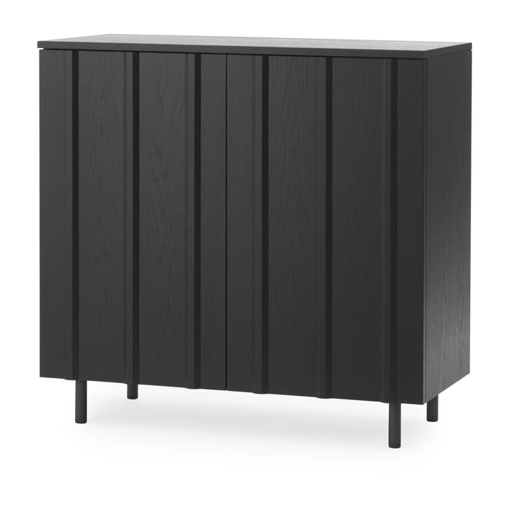 Rib cabinet 96x98.5 cm - Soft Black - Normann Copenhagen