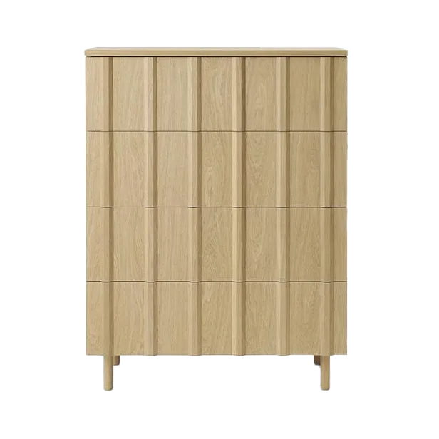 Rib dresser 4 drawers, Oak Normann Copenhagen