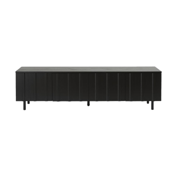 Rib sideboard low - Soft Black - Normann Copenhagen