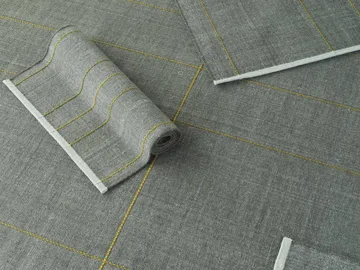Seam rug - Blue tones, 250x350 cm - Normann Copenhagen