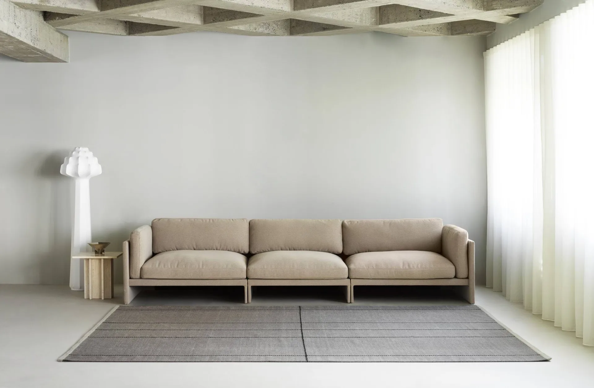 Seam rug, Blue tones, 250x350 cm Normann Copenhagen