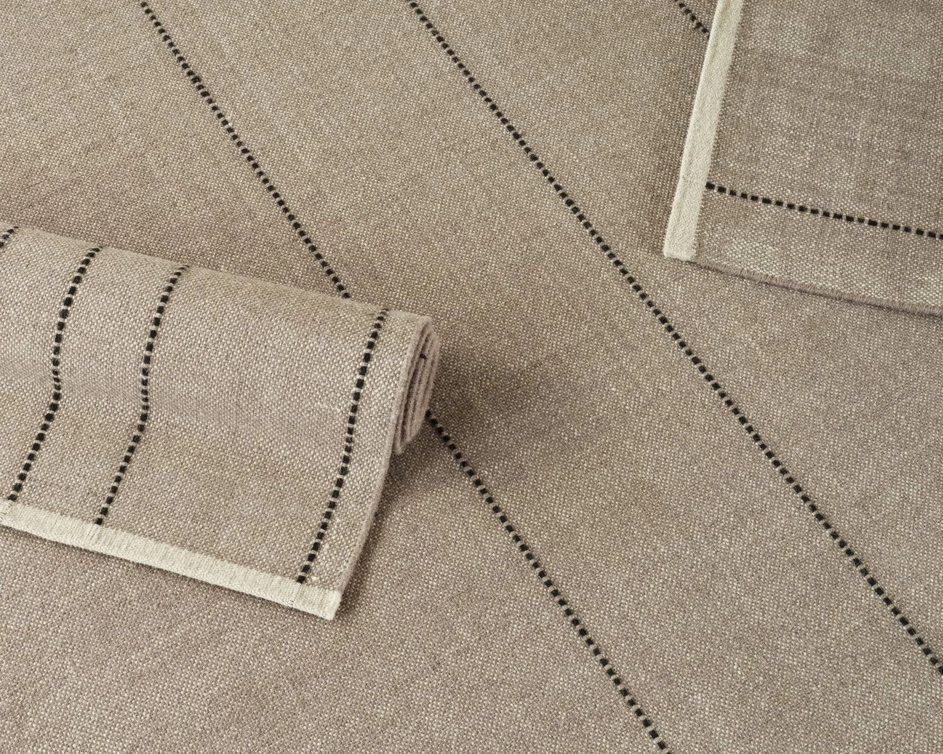 Seam runner rug 80x250 cm, Grey tones, 80x250 cm Normann Copenhagen