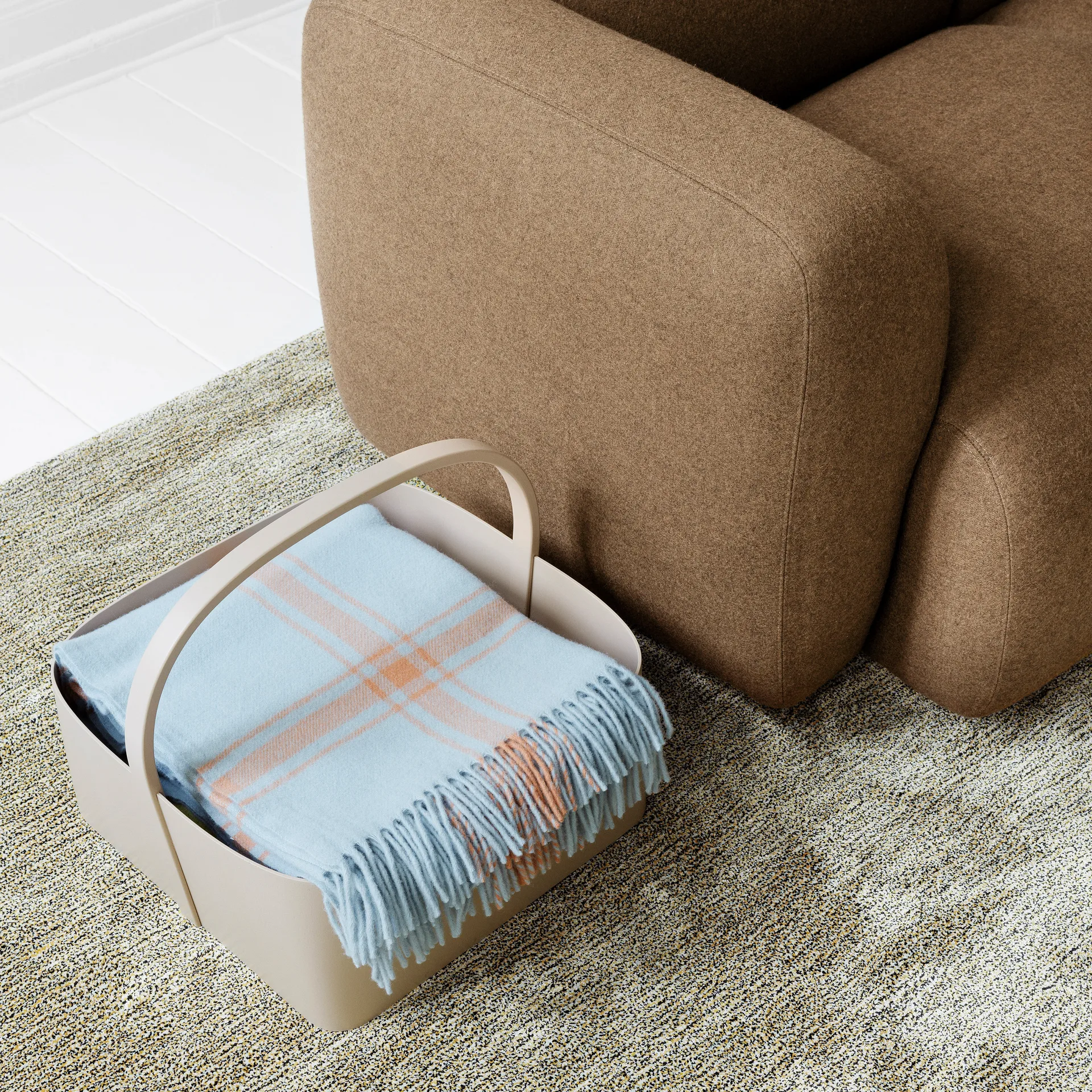 Shaker storage box 45x45 cm, sand Normann Copenhagen