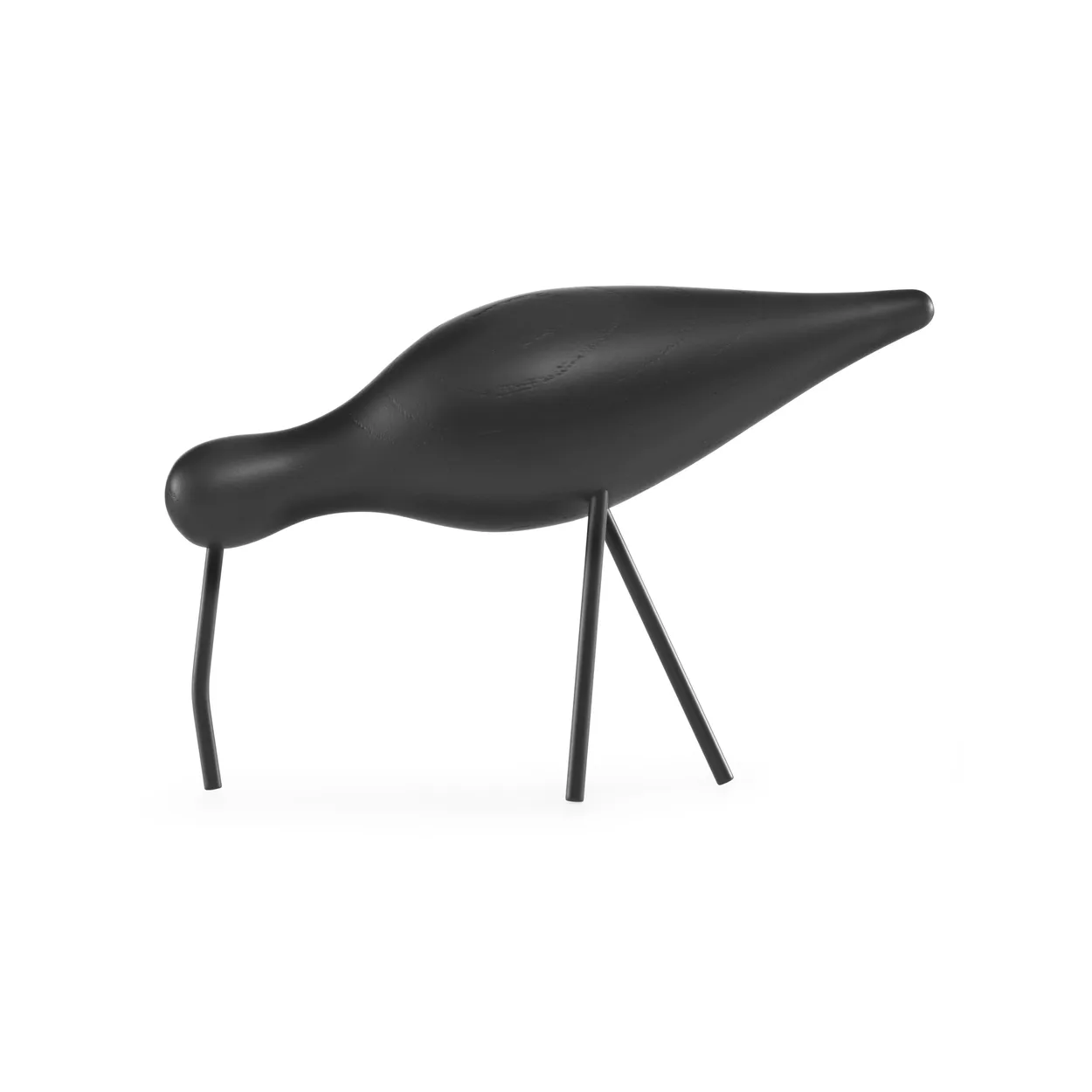Normann Copenhagen Shorebird black large | Scandinavian Design | Wooden figures | Black