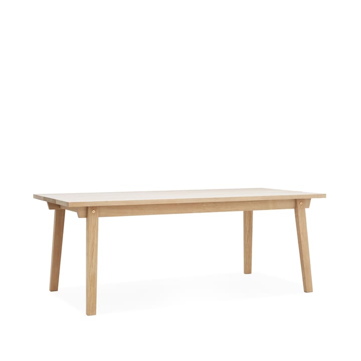 Slice dining table - Oak soap. 3-disks - Normann Copenhagen