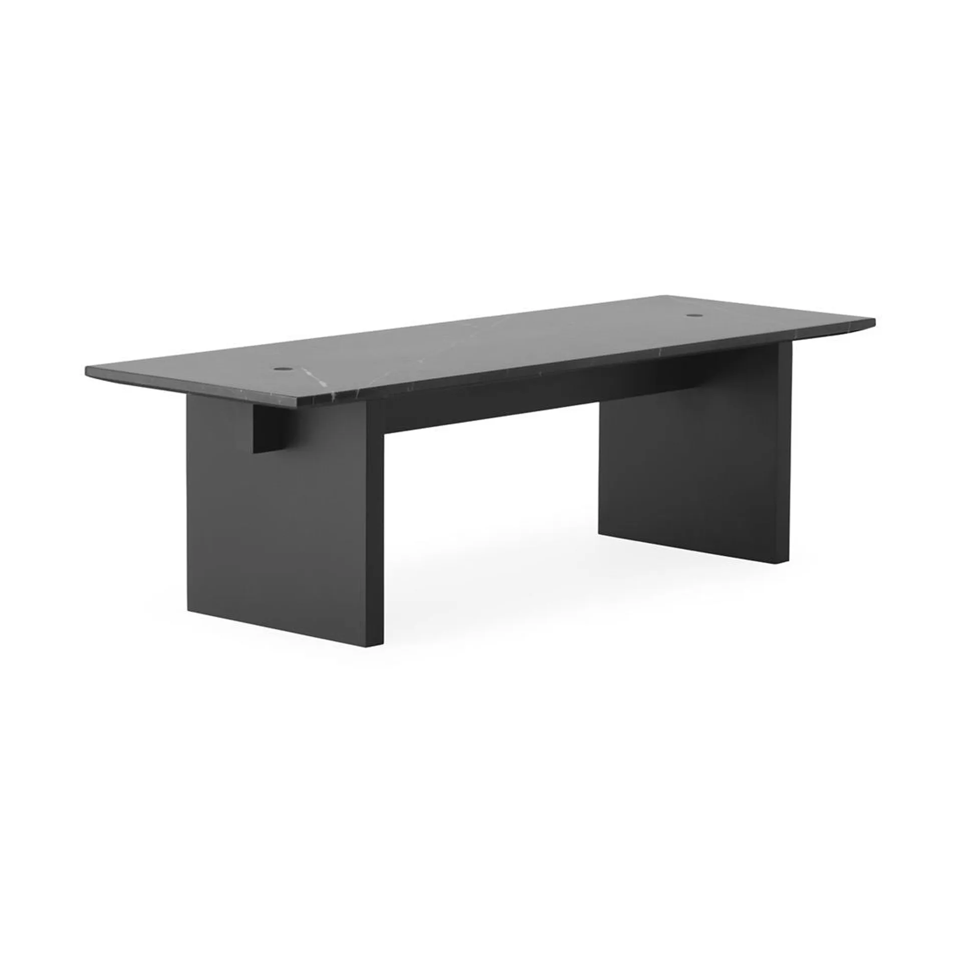 Solid Table coffee table 130x38.5x40 cm, Black Normann Copenhagen