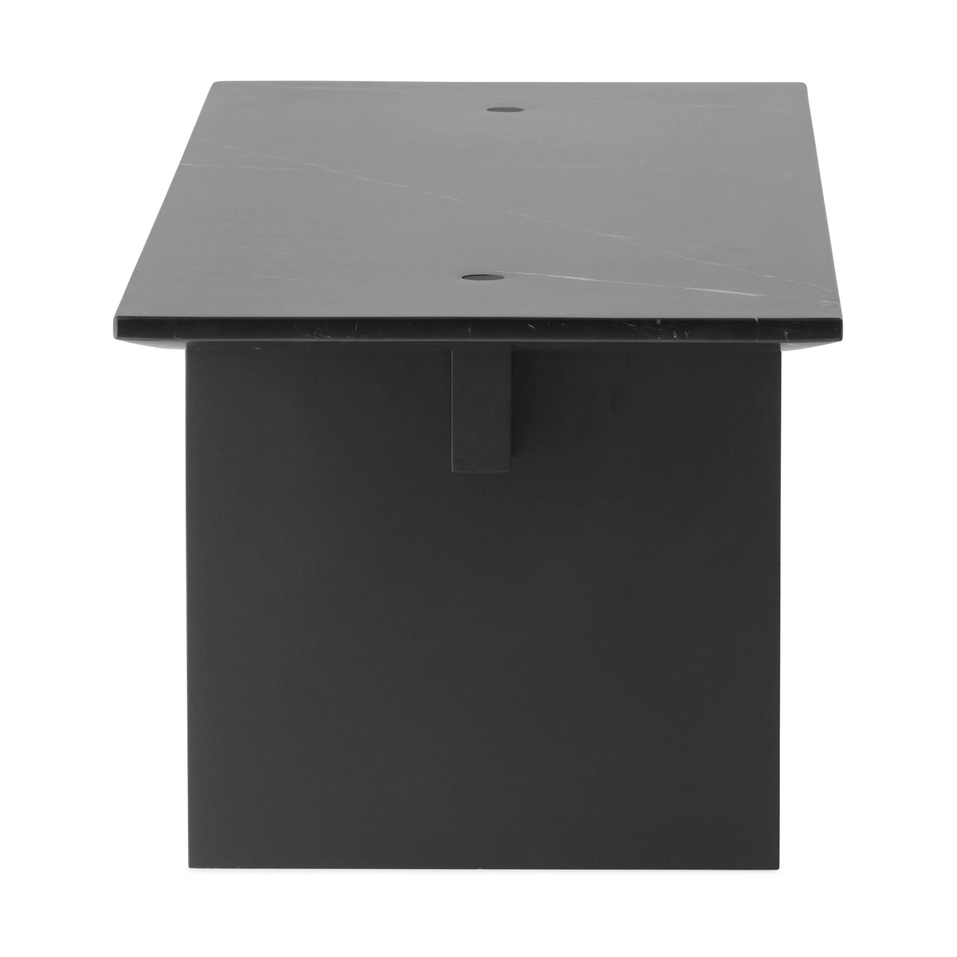 Solid Table coffee table 130x38.5x40 cm, Black Normann Copenhagen