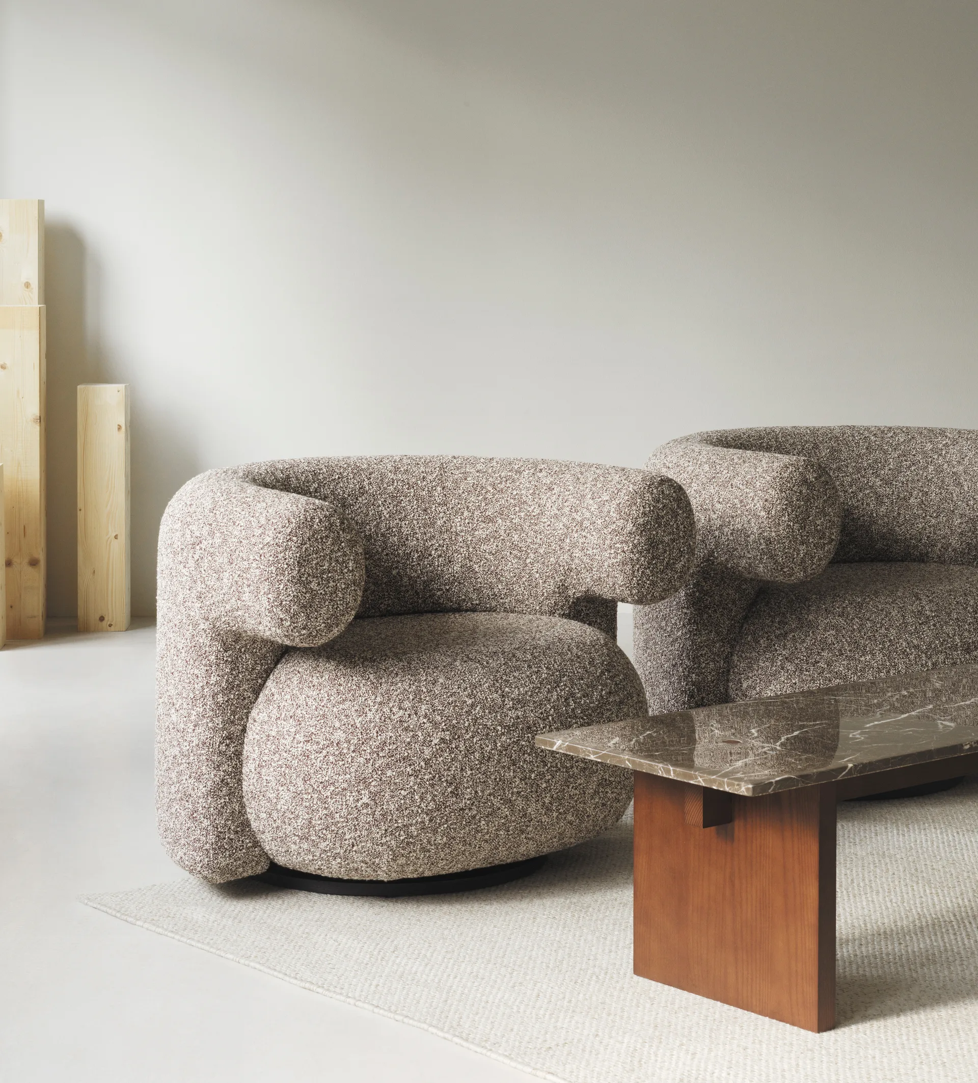 Solid Table coffee table 130x38.5x40 cm, Coffee Normann Copenhagen