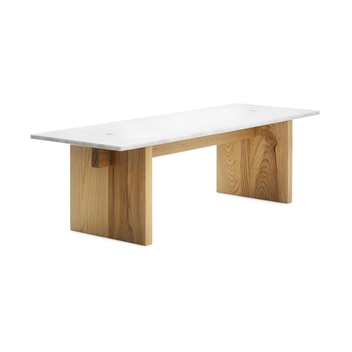 Solid Table coffee table 130x38.5x40 cm - White - Normann Copenhagen