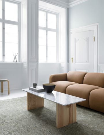 Solid Table coffee table 130x38.5x40 cm - White - Normann Copenhagen