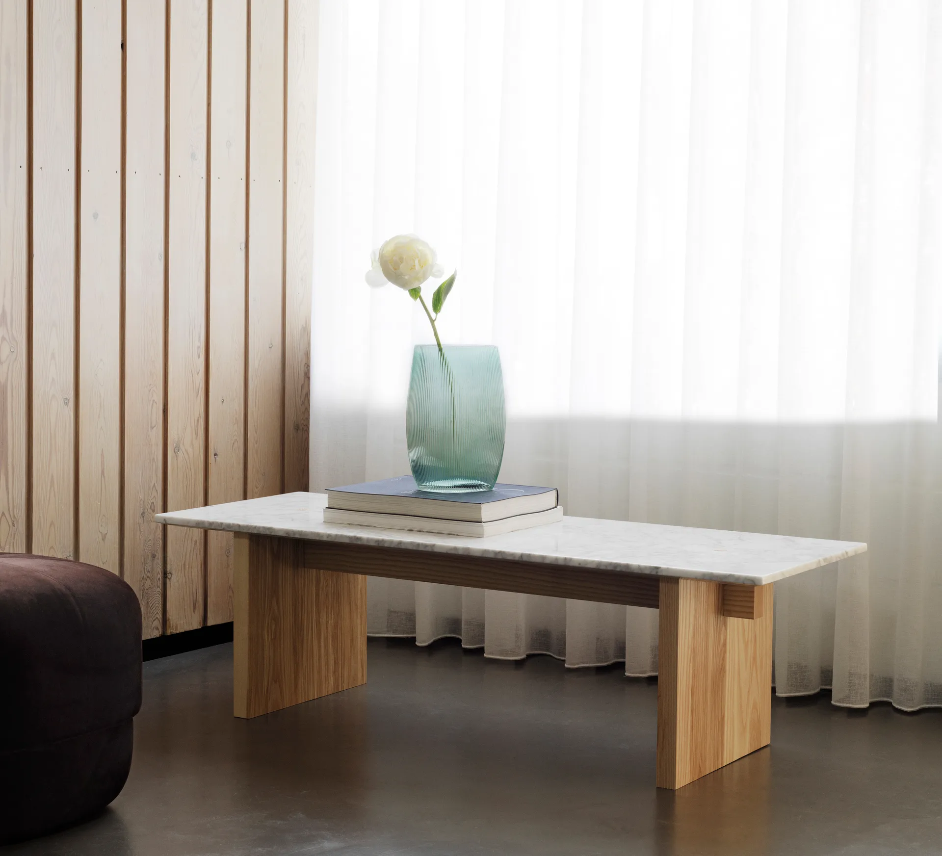 Solid Table coffee table 130x38.5x40 cm, White Normann Copenhagen