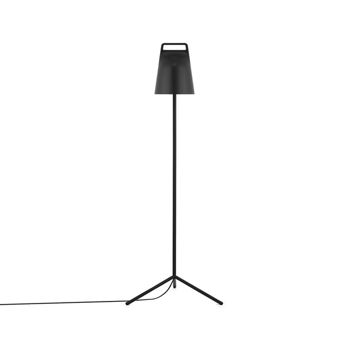 Stage floor lamp - Black, powder-coated steel - Normann Copenhagen