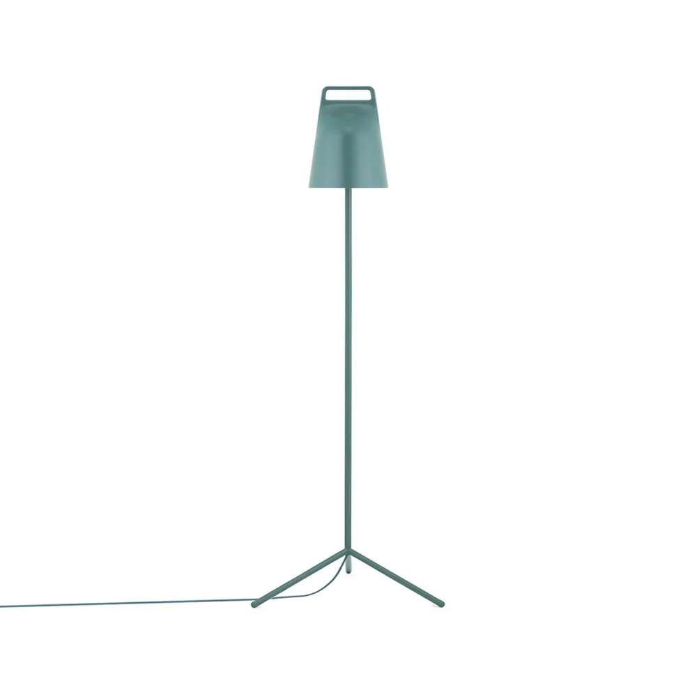 Stage floor lamp, Petrol green, powder-coated steel Normann Copenhagen
