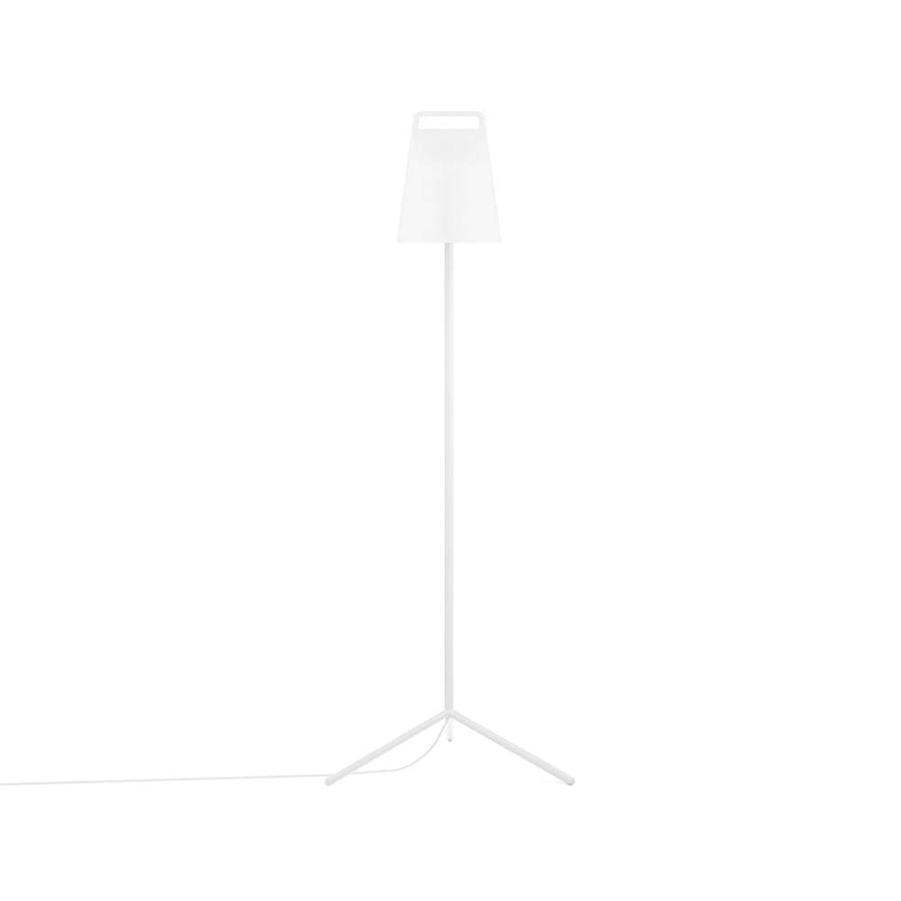Normann Copenhagen Stage floor lamp White, powder-coated steel