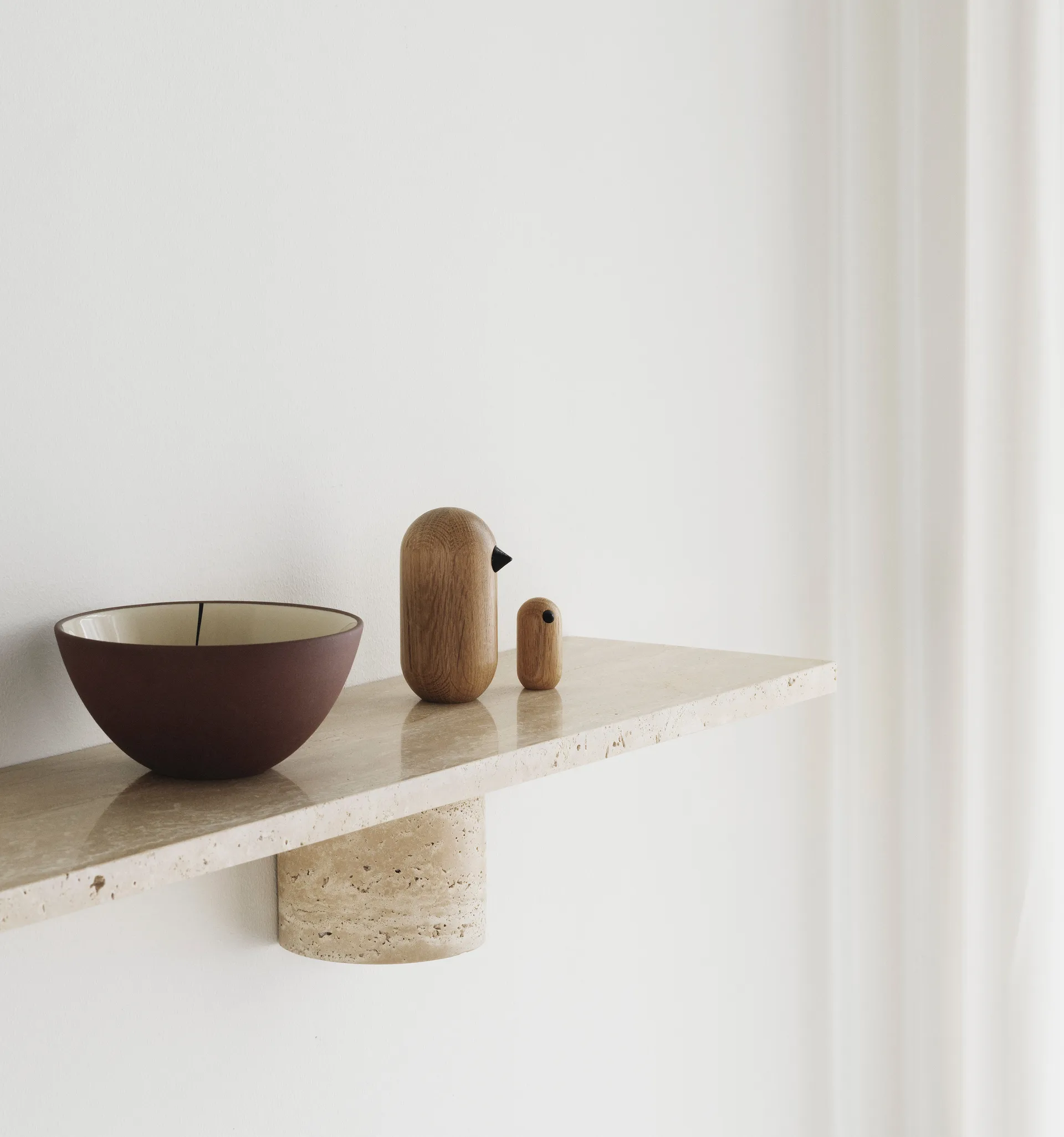 Sten Shelf 120 cm, Travertine Normann Copenhagen