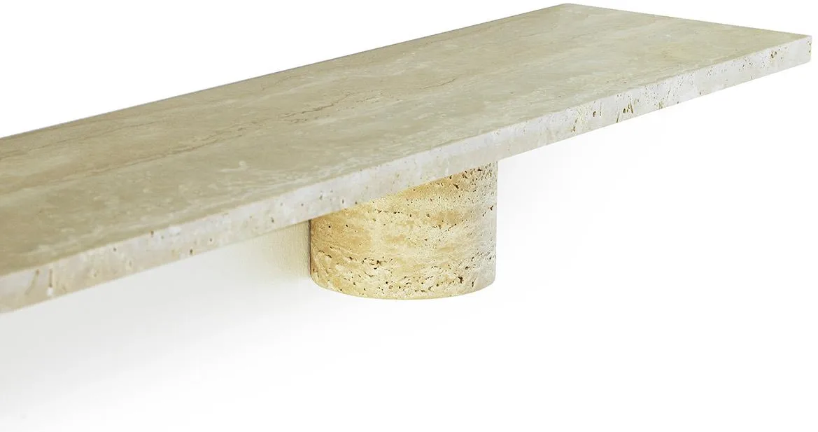 Sten Shelf 80 cm, Travertine Normann Copenhagen