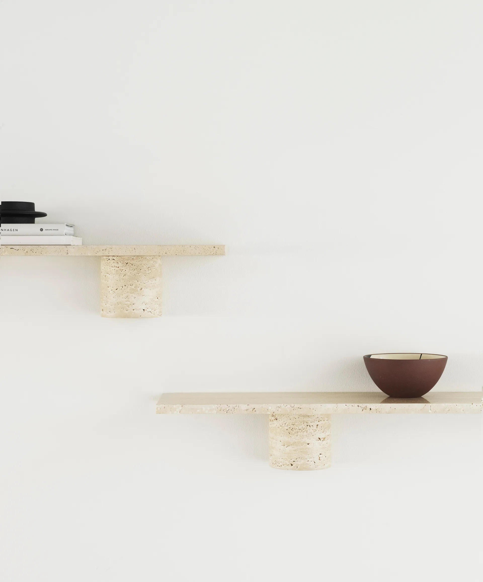 Sten Shelf 80 cm, Travertine Normann Copenhagen